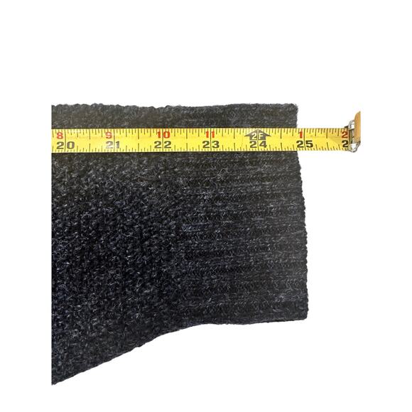 PENDLETON Men's Charcoal Large 1/4 Zip Washable Wool Pullover Front Pattern - Picture 7 of 10